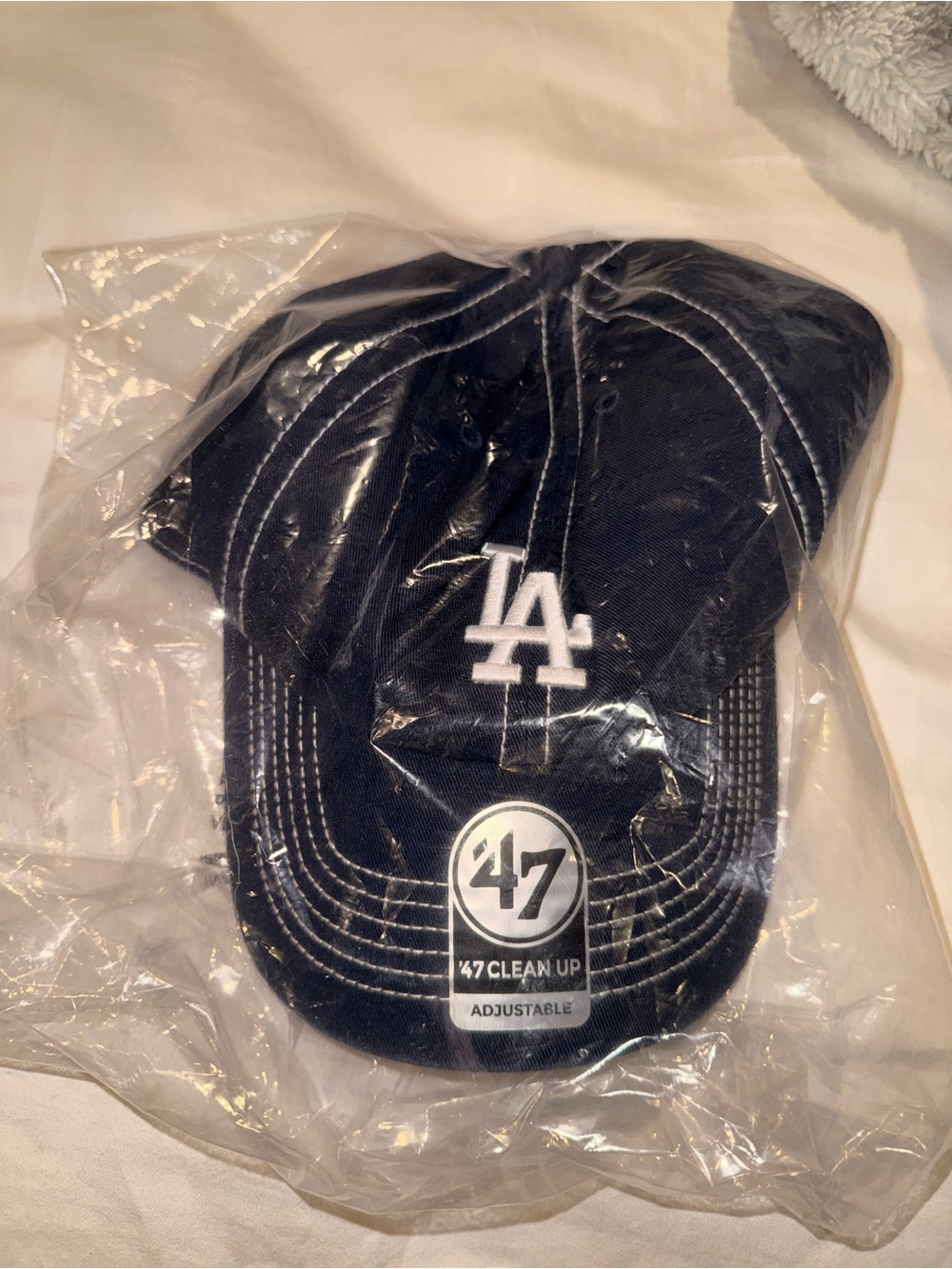 NWT MADHAPPY x Los Angeles Dodgers '47 Clean Up Cap - Navy